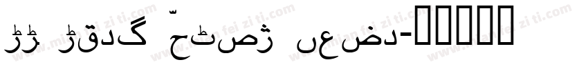 UT Urdu Naskh Bold字体转换
